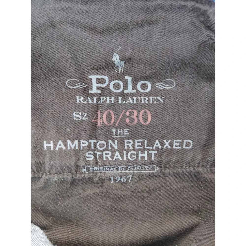 Polo Ralph Lauren Jeans Mens 40x30 (Fits 40x29) Hampton Relaxed Straight Blue